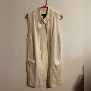 White House Black Marker Cream Cardigan Size Small